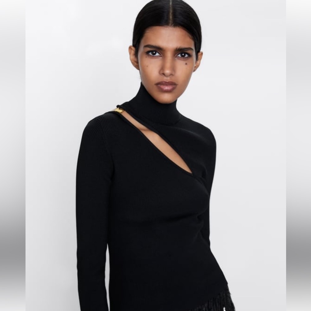 Zara Women's Mock Neck Sweaters